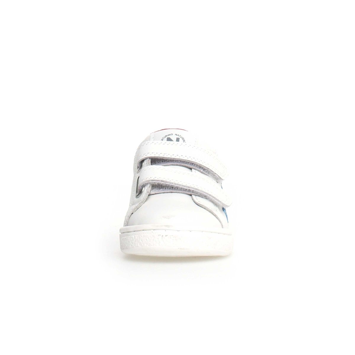 Naturino Boys Pinn White Leather Blue Star Shoes Sizes 27-32