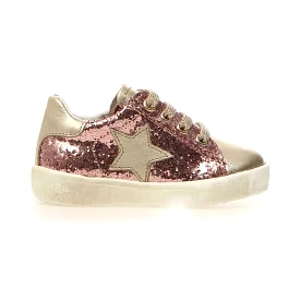 Naturino Girls Annie Metallic Glitter Star Shoes in Sizes 33-35