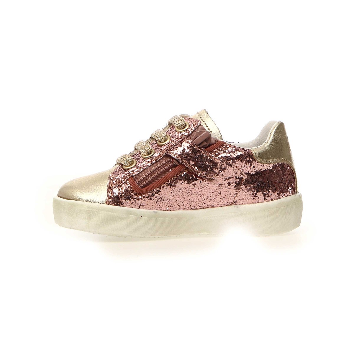 Naturino Girls Annie Metallic Glitter Star Shoes in Sizes 33-35