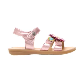 Naturino Girls' Pink Flower Sandal - Sizes 27-29 | Shop Now