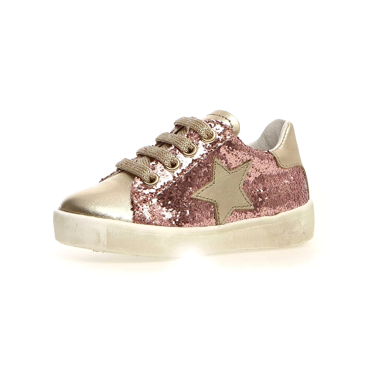 Naturino Girls' Shoes - Annie Metallic Glitter/Star (Sizes 33-35)