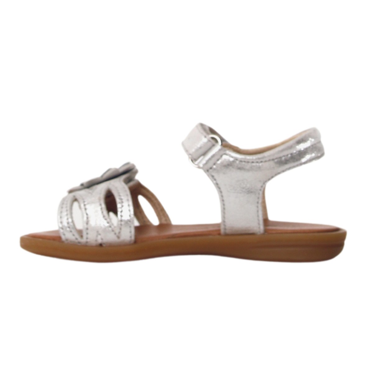 Naturino Silver Monet Sandal - Girls (Sizes 26-29)