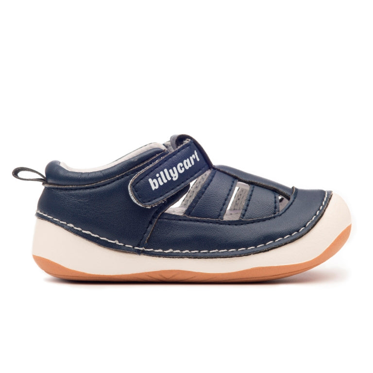 navy blue baby and toddler sandals, unisex design