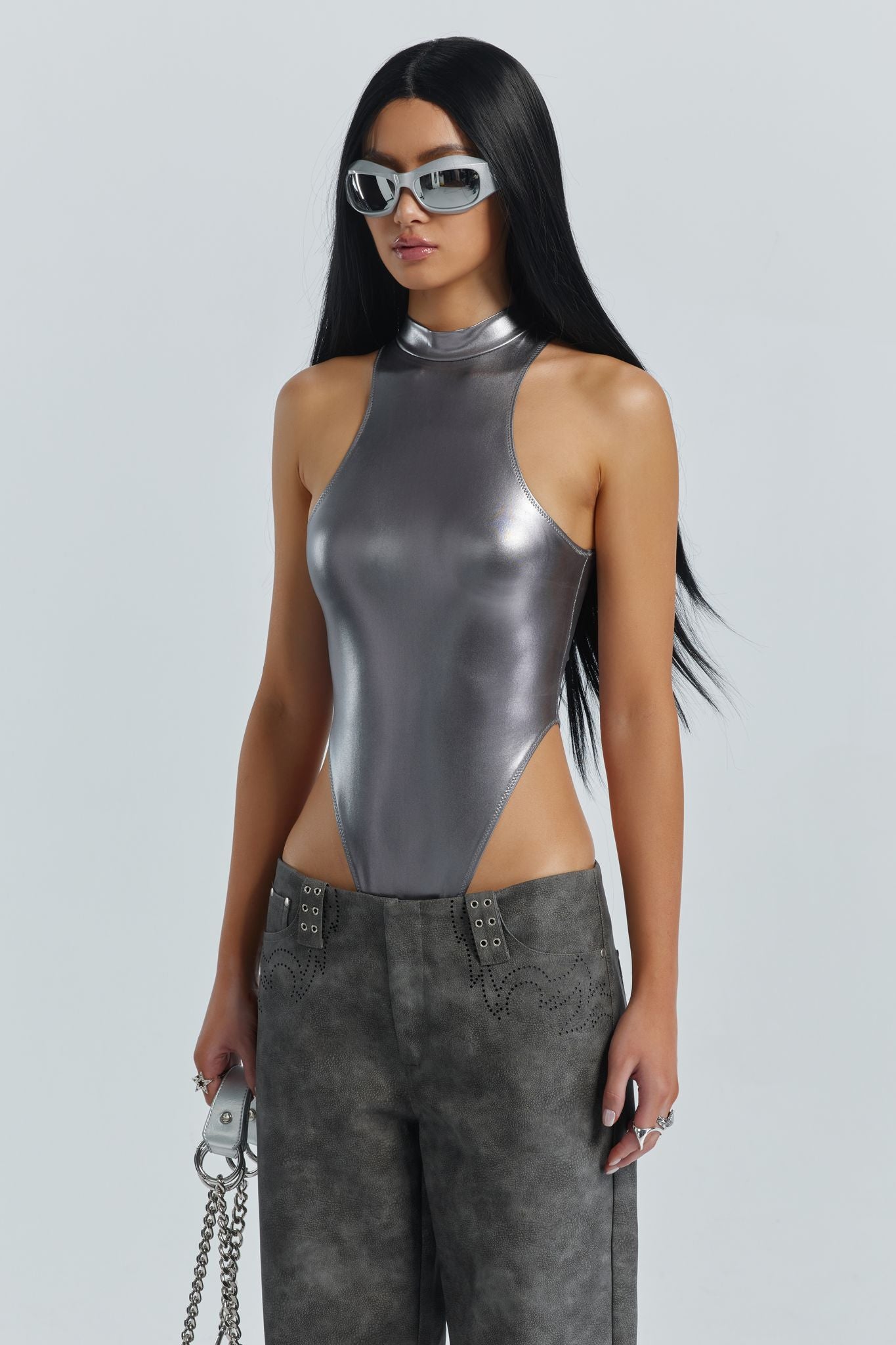 Nebra Silver Bodysuit