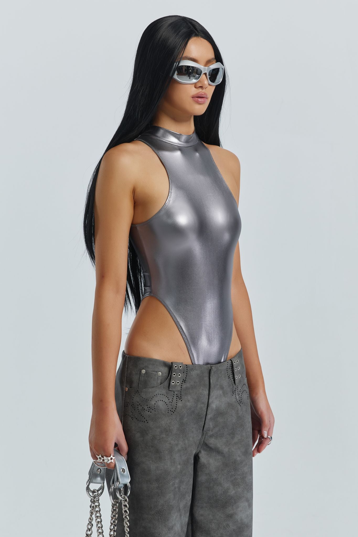 Nebra Silver Bodysuit