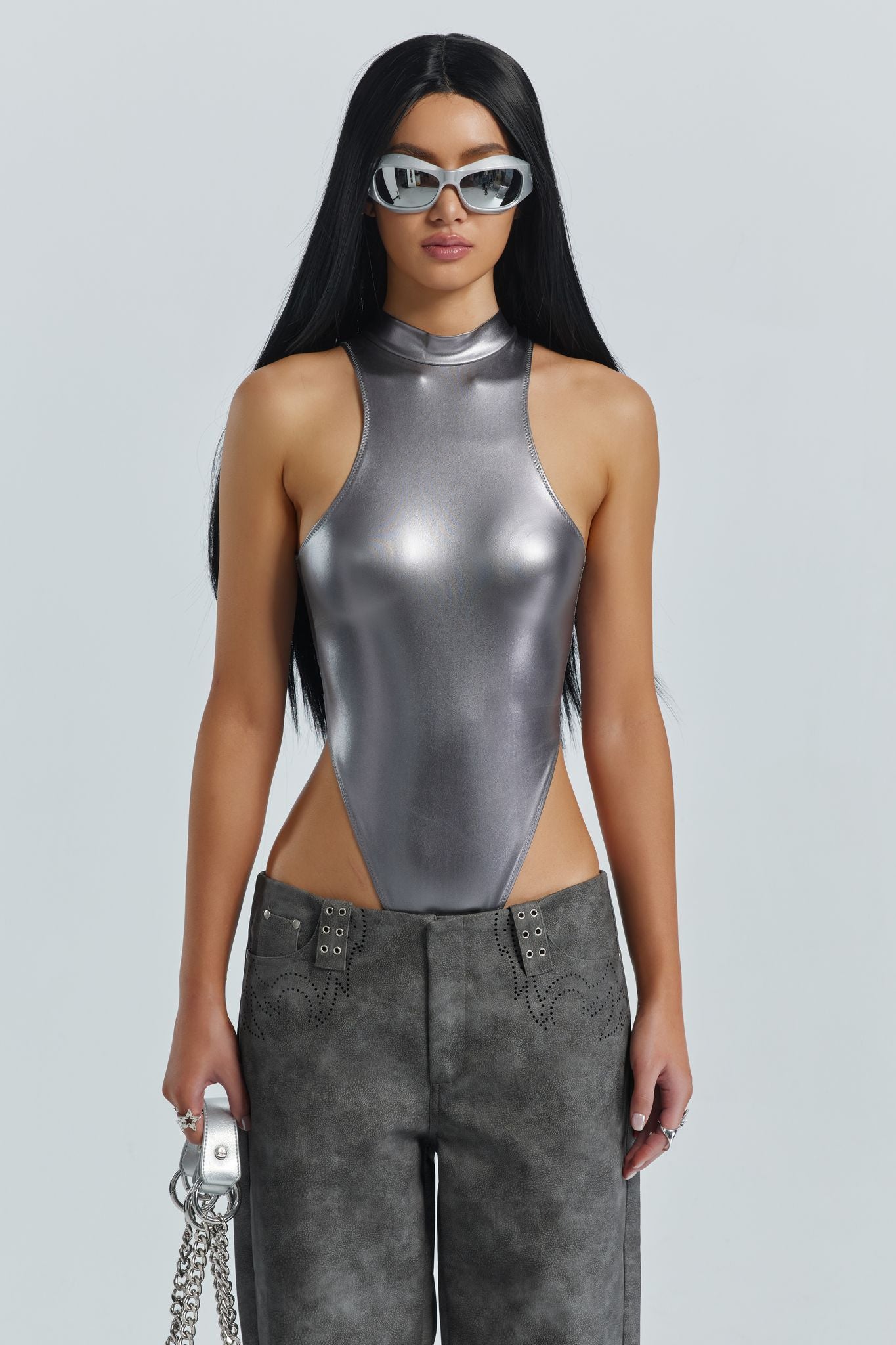 Nebra Silver Bodysuit