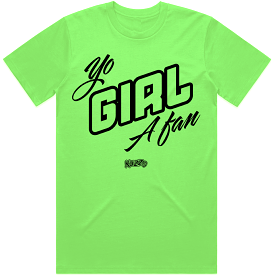 Neon Green Sneaker Tees Shirt for Fans