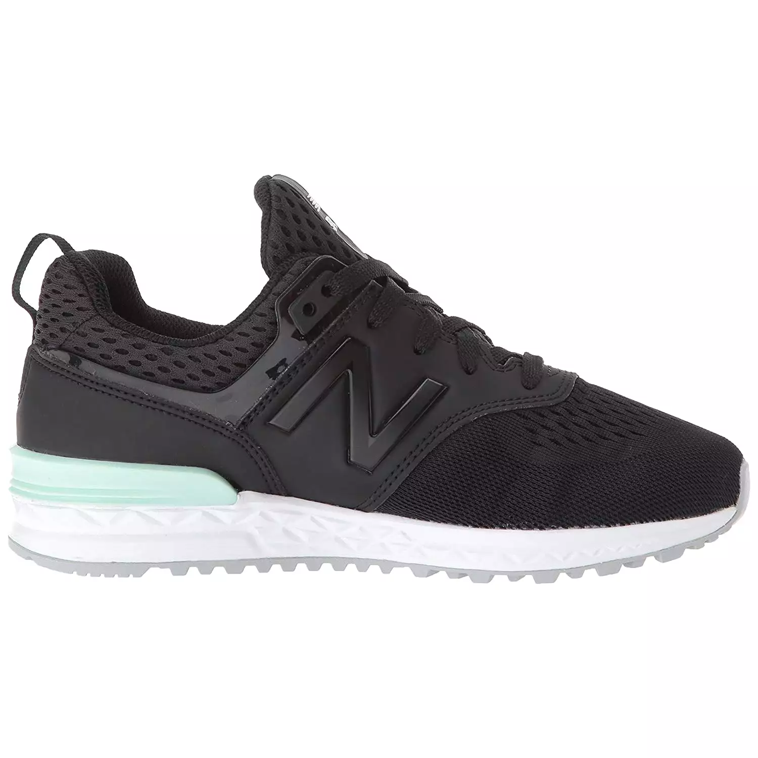 New Balance 574 Sport Kids Shoes - Black Seafoam GS574MB