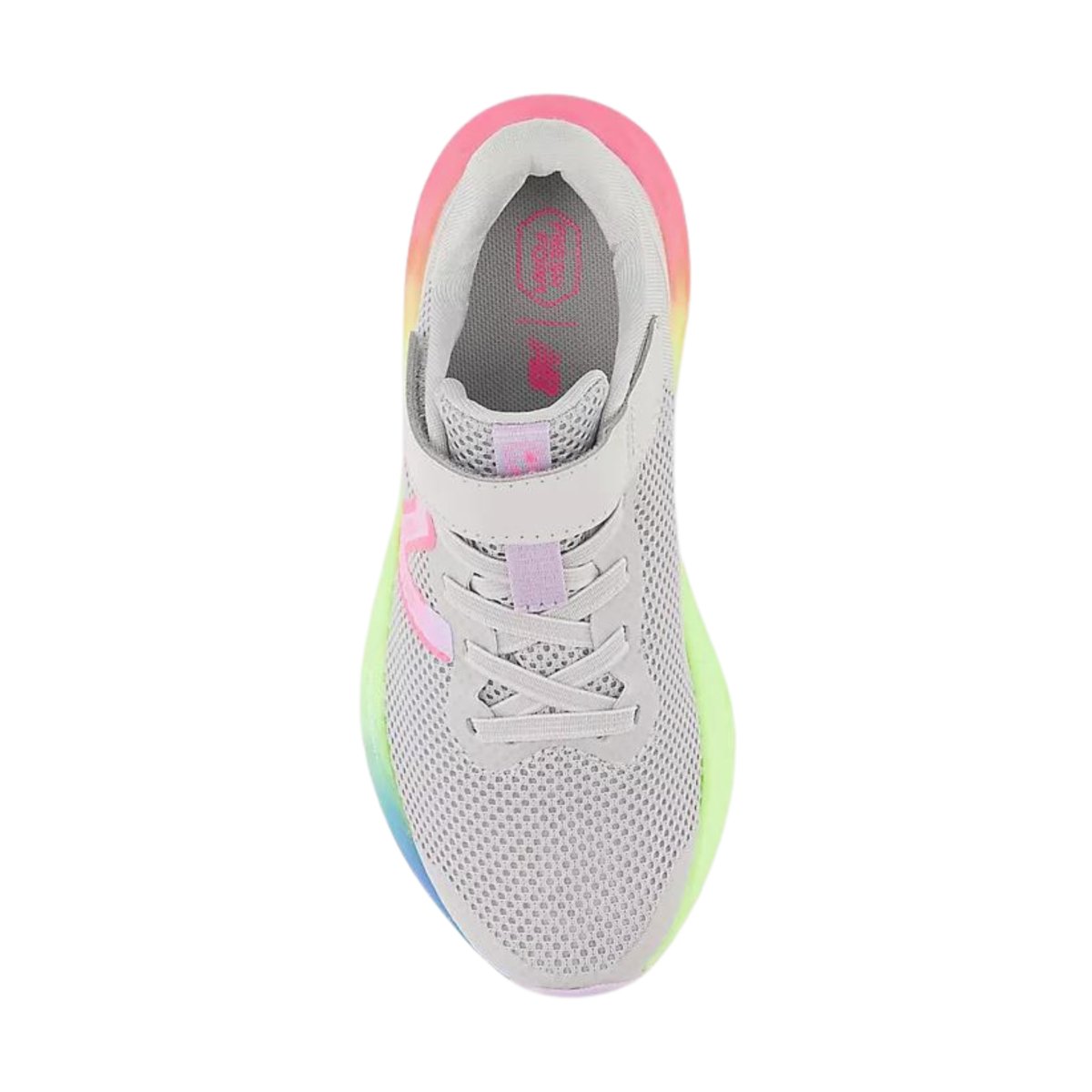 New Balance Girls Fresh Foam Arishi v4 GPARIKG4 Grey Rainbow - find it now!