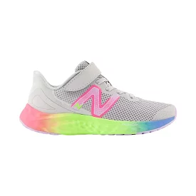 New Balance Girls Fresh Foam Arishi v4 Grade school Grey/Rainbow GPARIKG4