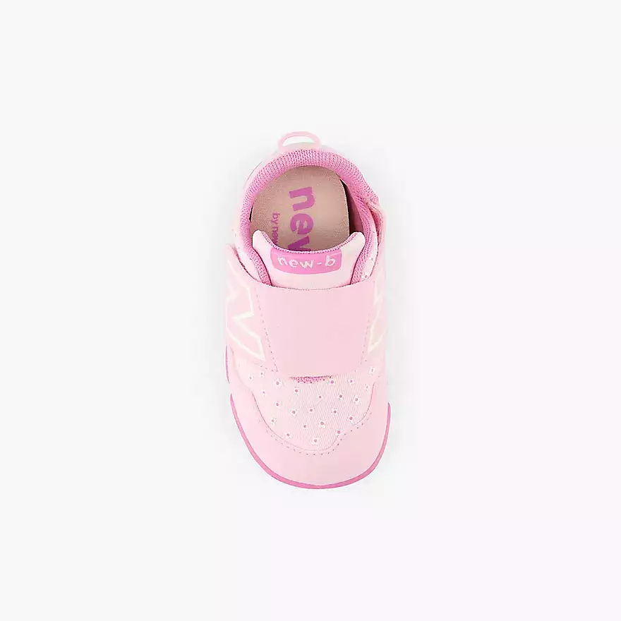 New Balance Pink Hook & Loop Baby Sneaker