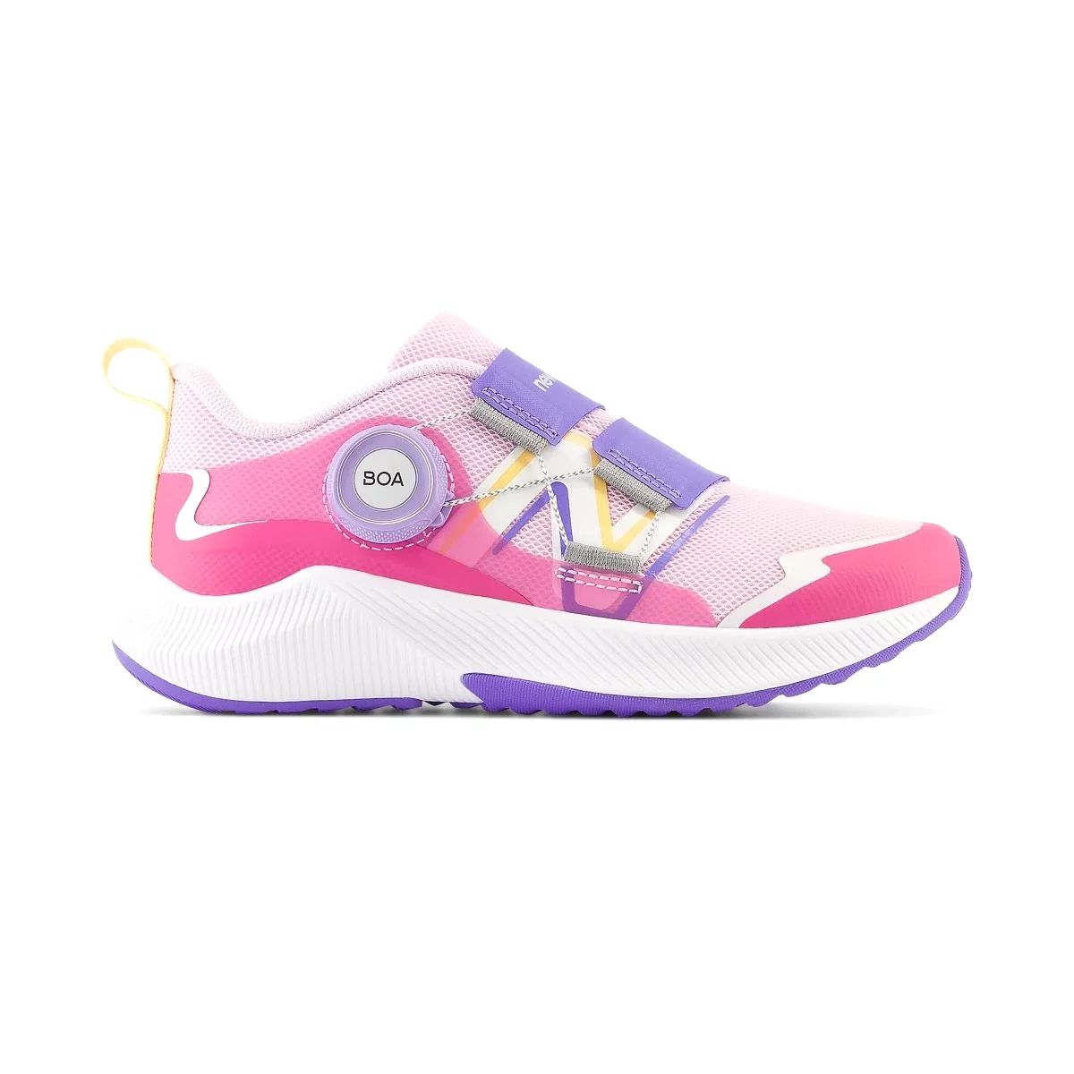 New Balance PS DynaSoft Reveal v4 BOA Light Raspberry/Hi-Pink/Electric Indigo Preschool Girl's Shoes