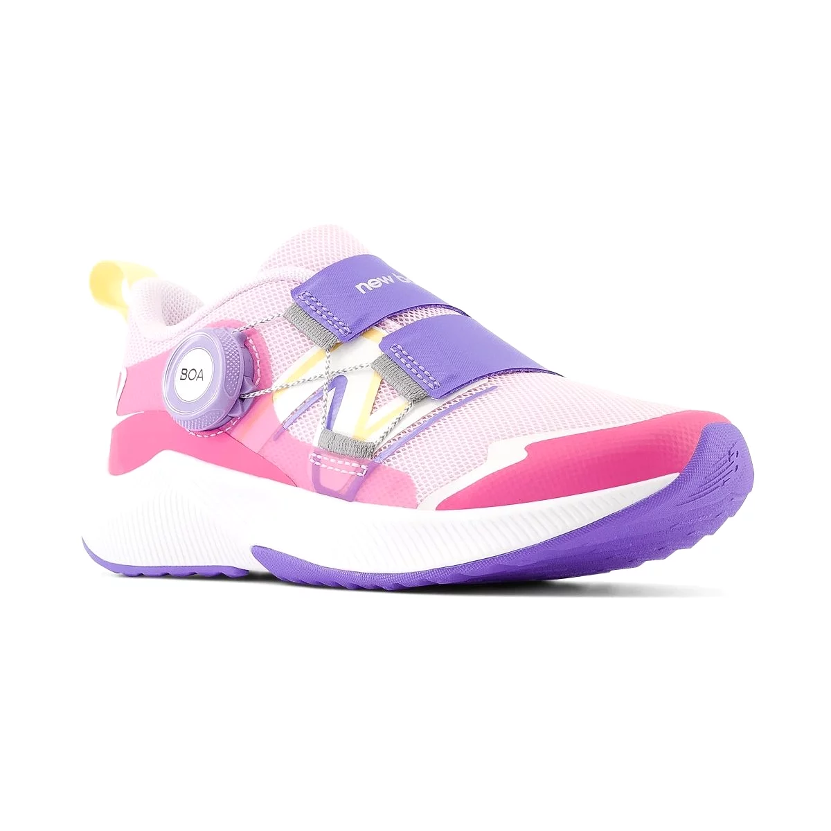 New Balance PS DynaSoft Reveal v4 BOA Light Raspberry/Hi-Pink/Electric Indigo Preschool Girl's Shoes