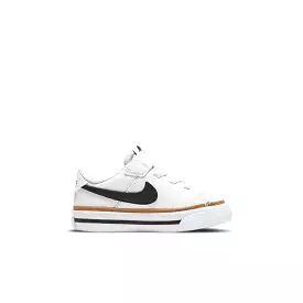 Nike Court Legacy Toddler Sneaker White Black Desert Ochre.