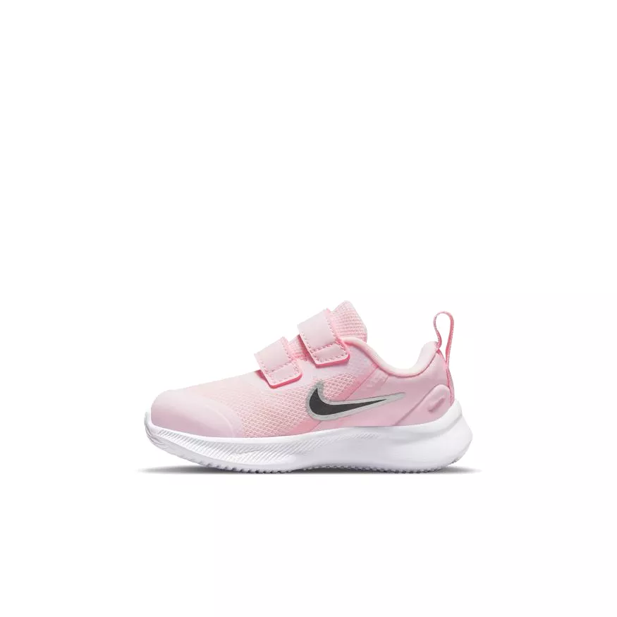 Nike Pink Foam Black Star Runner 3 Toddler Sneaker