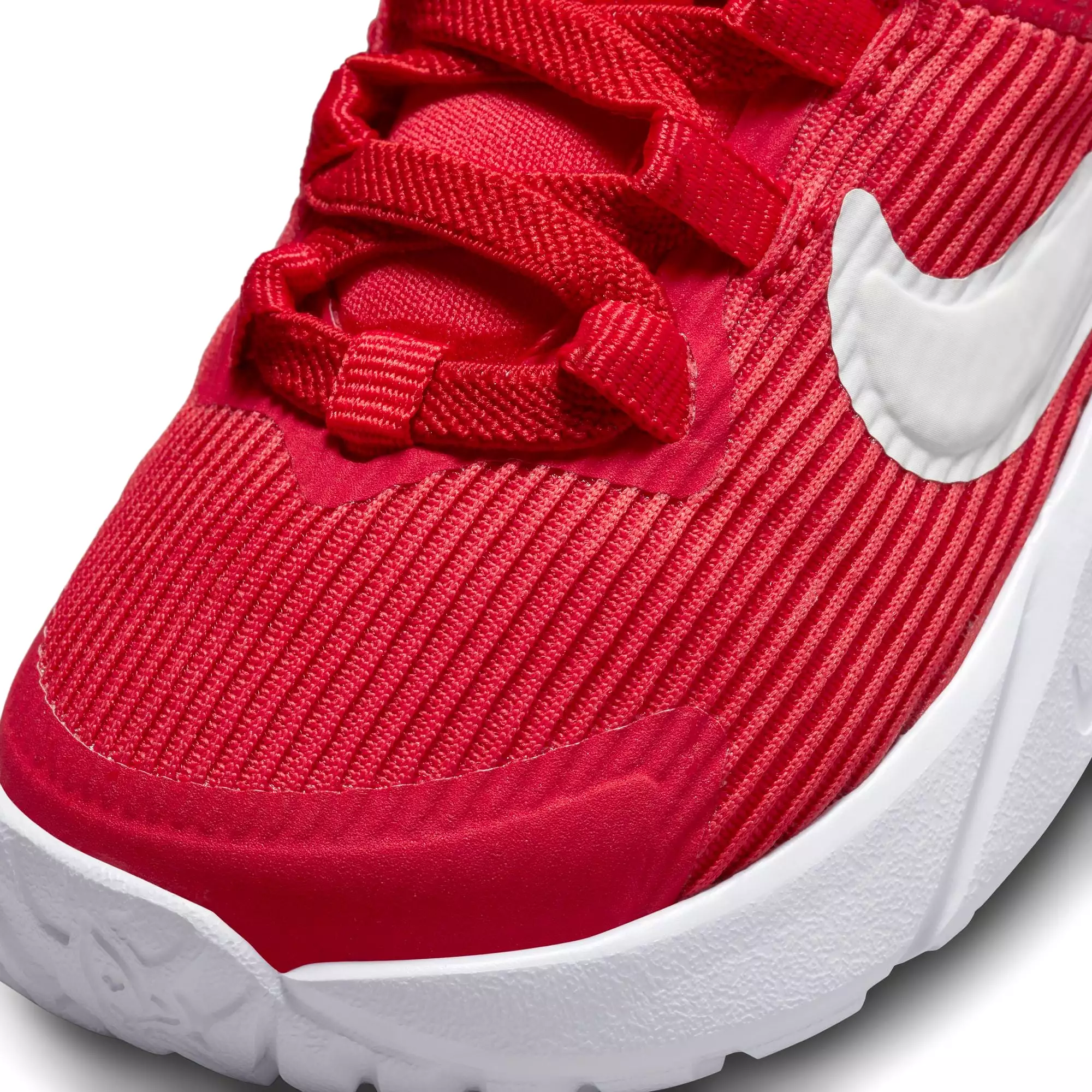 Nike Star Runner 4 Toddler Sneaker in University Red and Summit White