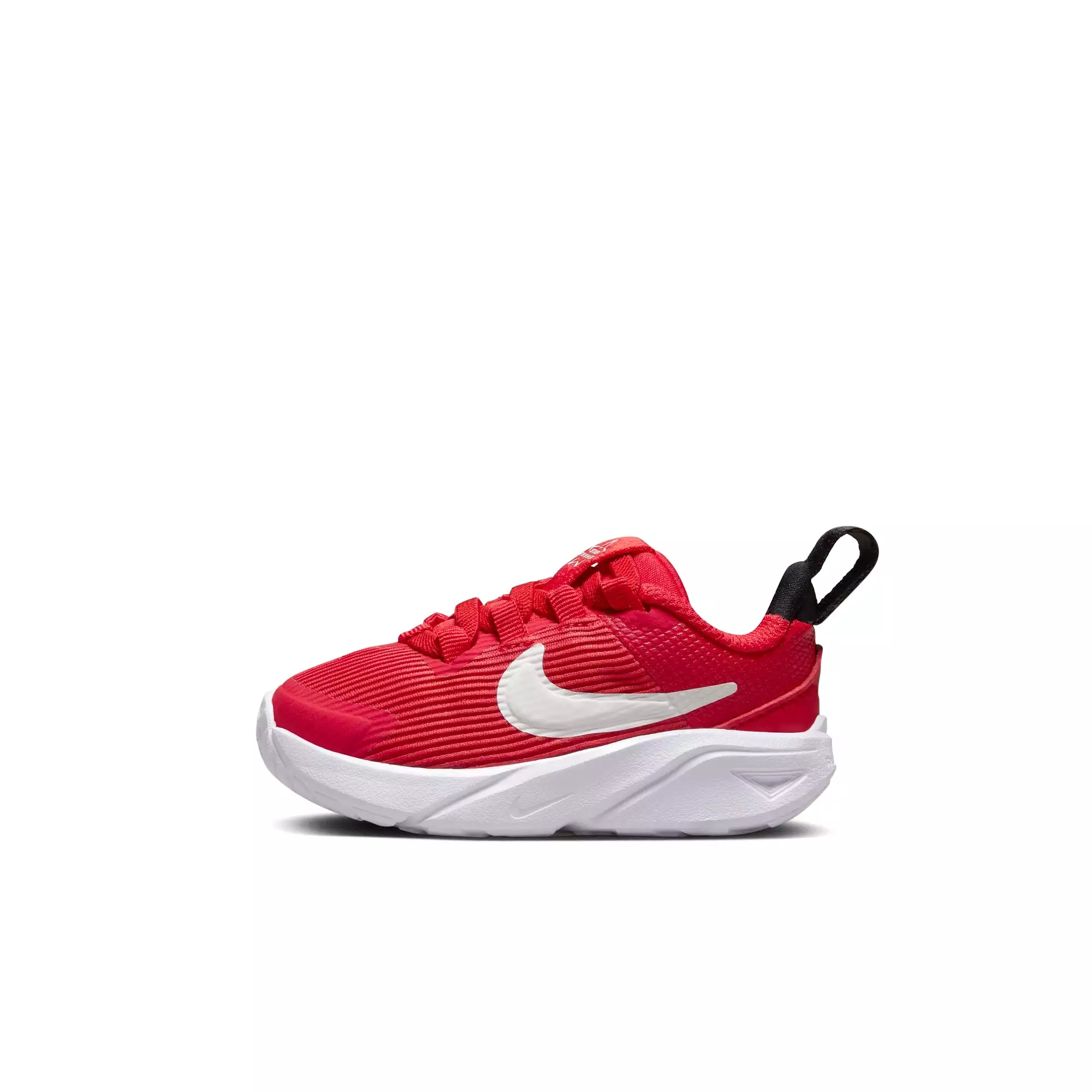 Nike Star Runner 4 Toddler Sneaker in University Red and Summit White