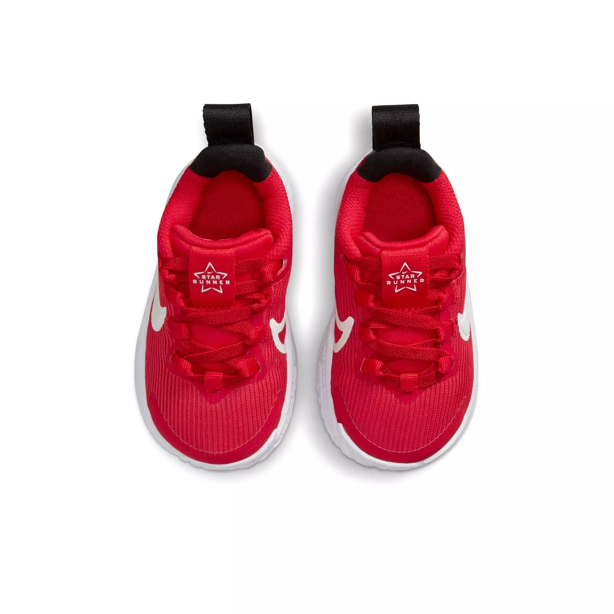 Nike Star Runner 4 Toddler Sneaker in University Red and Summit White