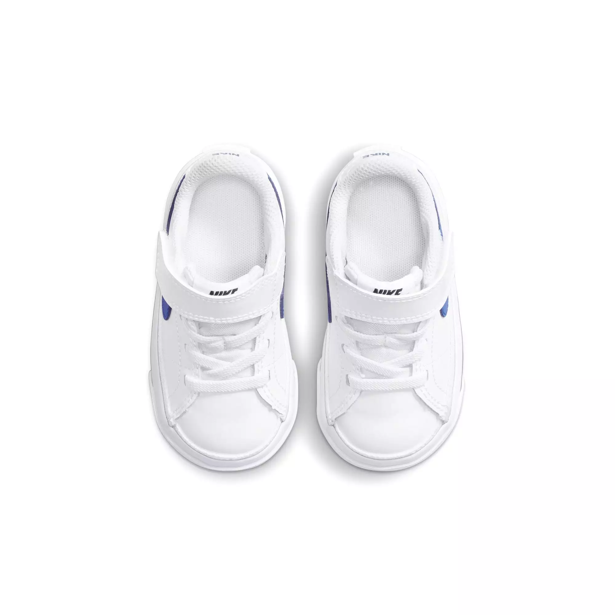 Nike White Game Royal Court Legacy Toddler Sneaker