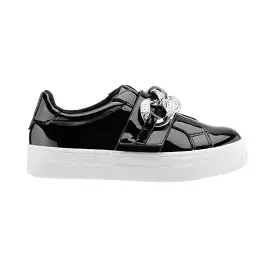 Nina Girl's Emaleigh Black Patent Leather Shoes.