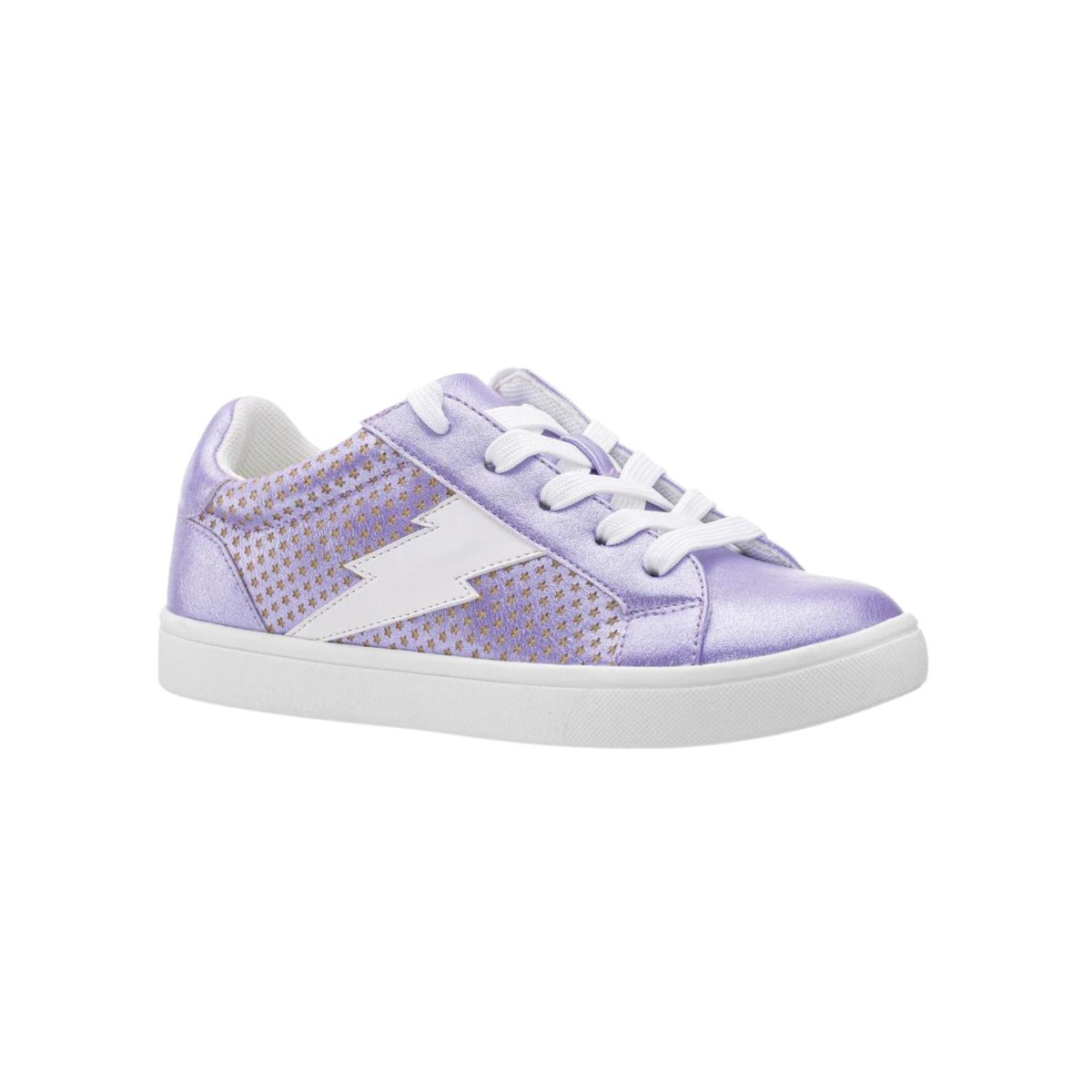 Nina Girl's Purple and White Bolt Spice - Shop Now!