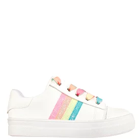 Nina Girls white shimmer rainbow stripe Karsen sneaker - Buy online now!