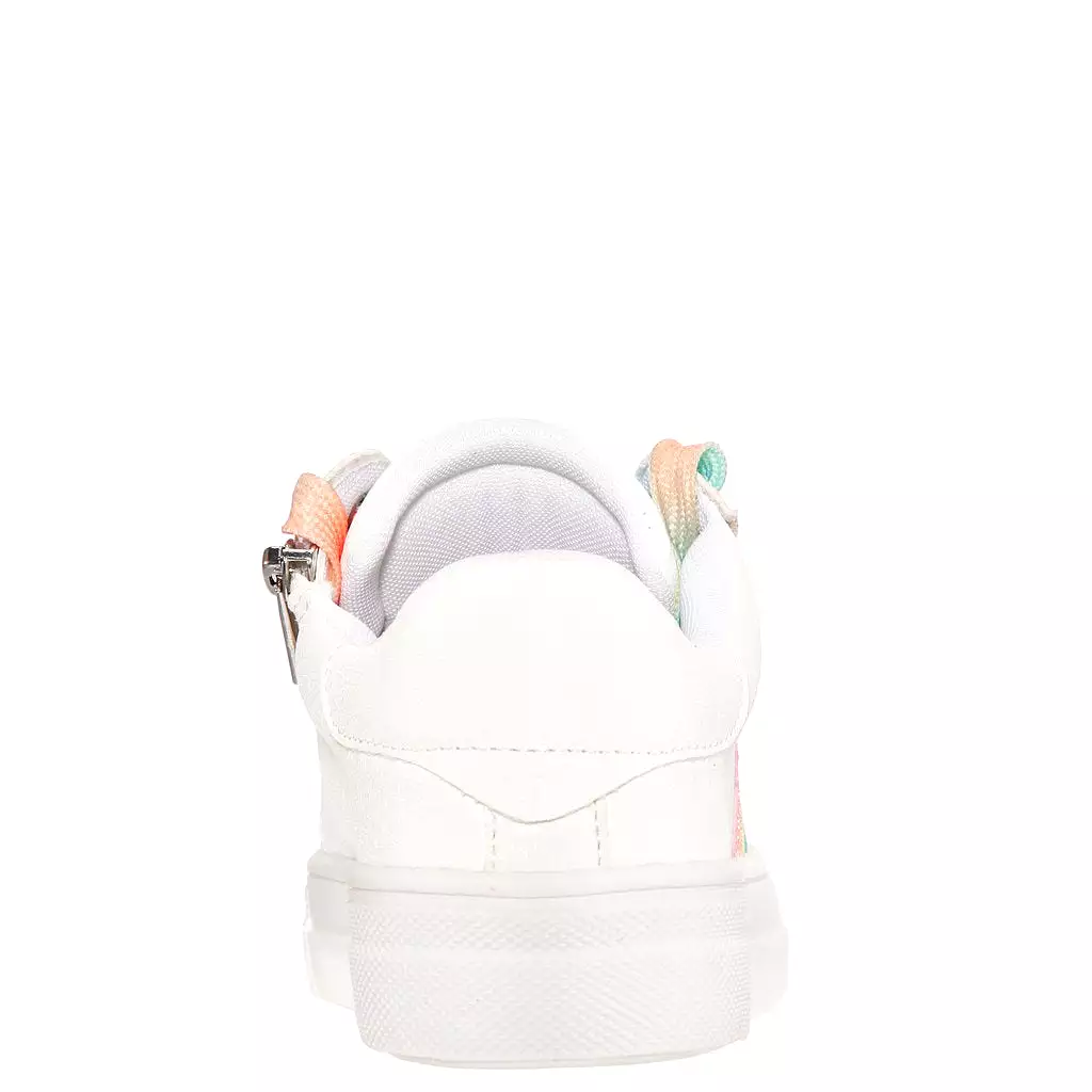 Nina Girls white shimmer rainbow stripe Karsen sneaker - Buy online now!