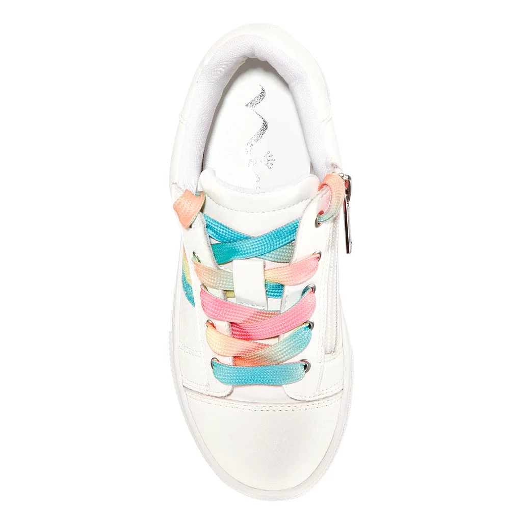 Nina Girls white shimmer rainbow stripe Karsen sneaker - Buy online now!