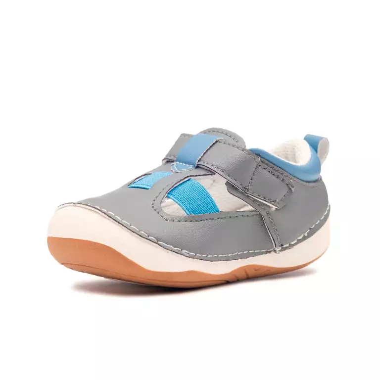 NOAH grey and blue sandals for baby and toddler boys