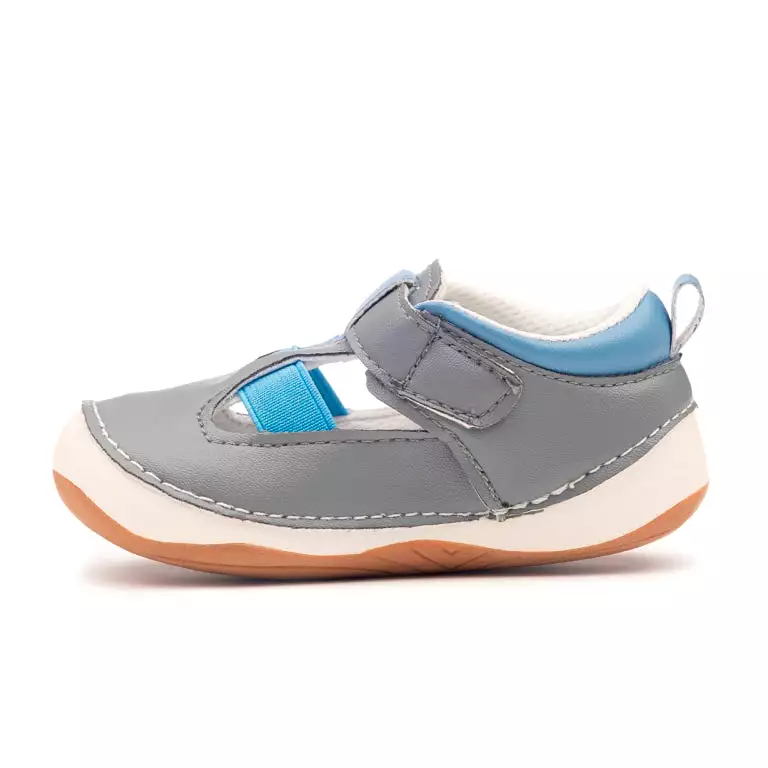 NOAH grey and blue sandals for baby and toddler boys