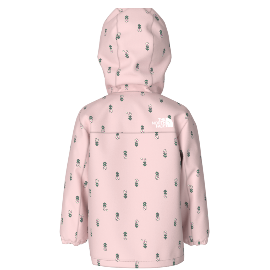 North Face Pink Floral Baby Rain Jacket