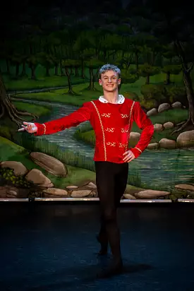 Nutcracker red velvet tunic - Rental only