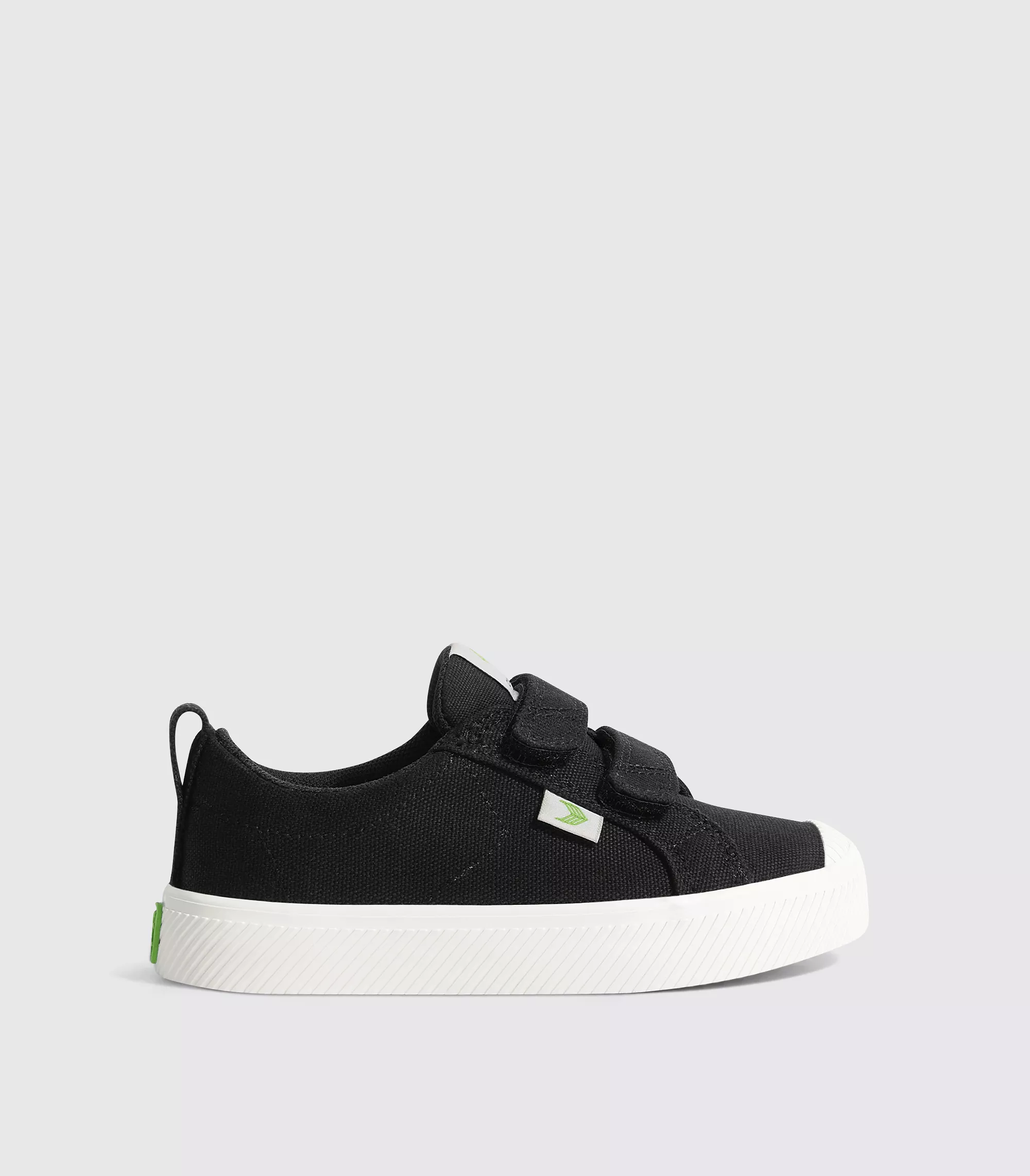 OCA Kids Low Black Canvas Sneaker