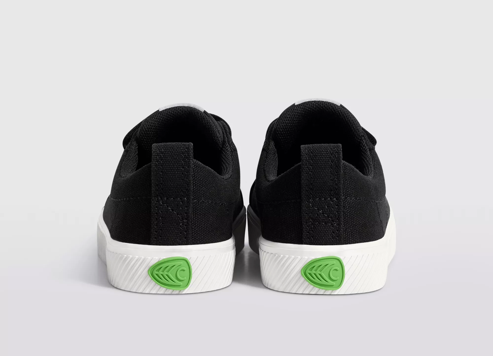 OCA Kids Low Black Canvas Sneaker