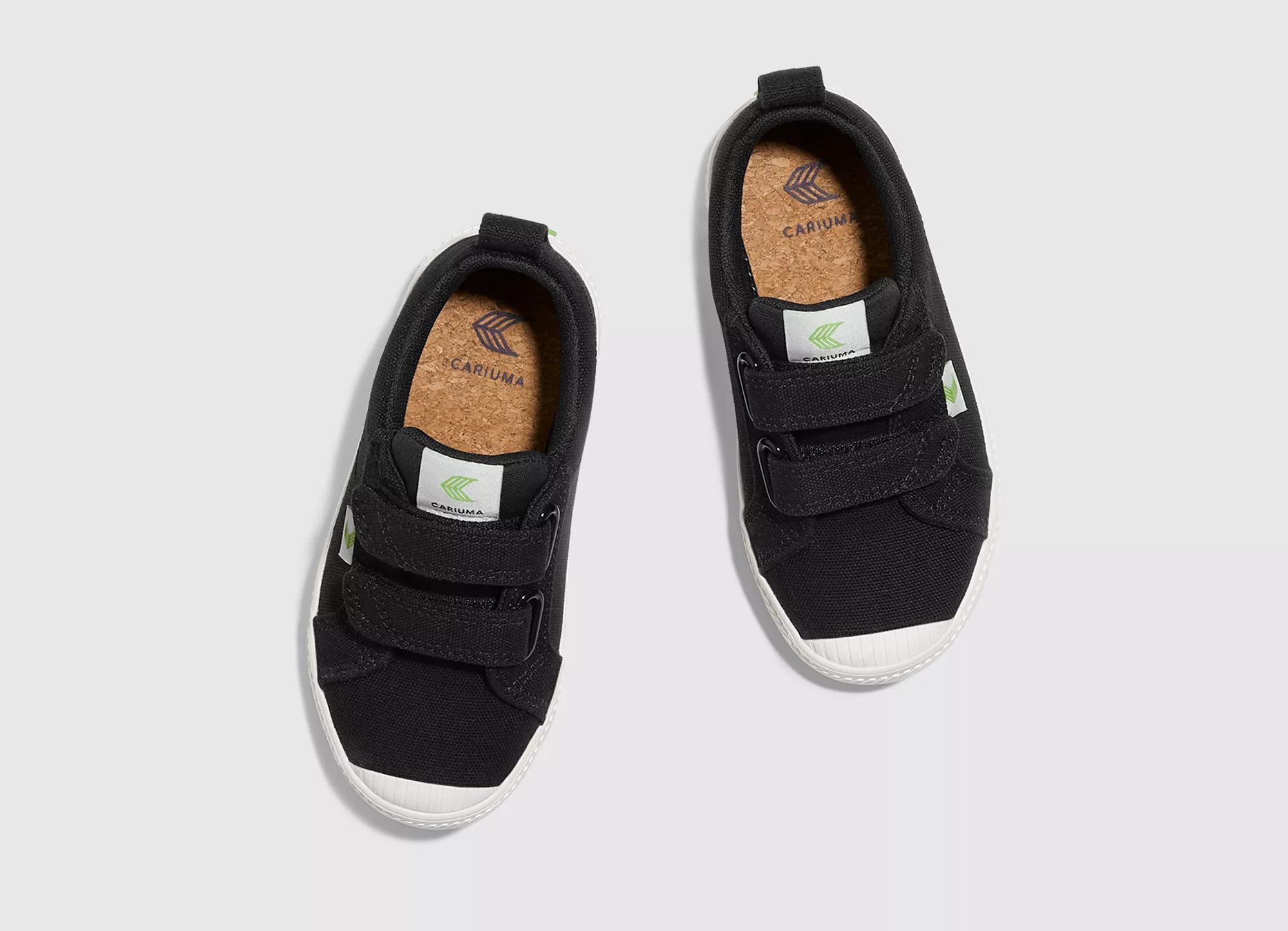 OCA Kids Low Black Canvas Sneaker