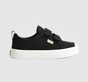 OCA Kids Low Black Canvas Sneaker