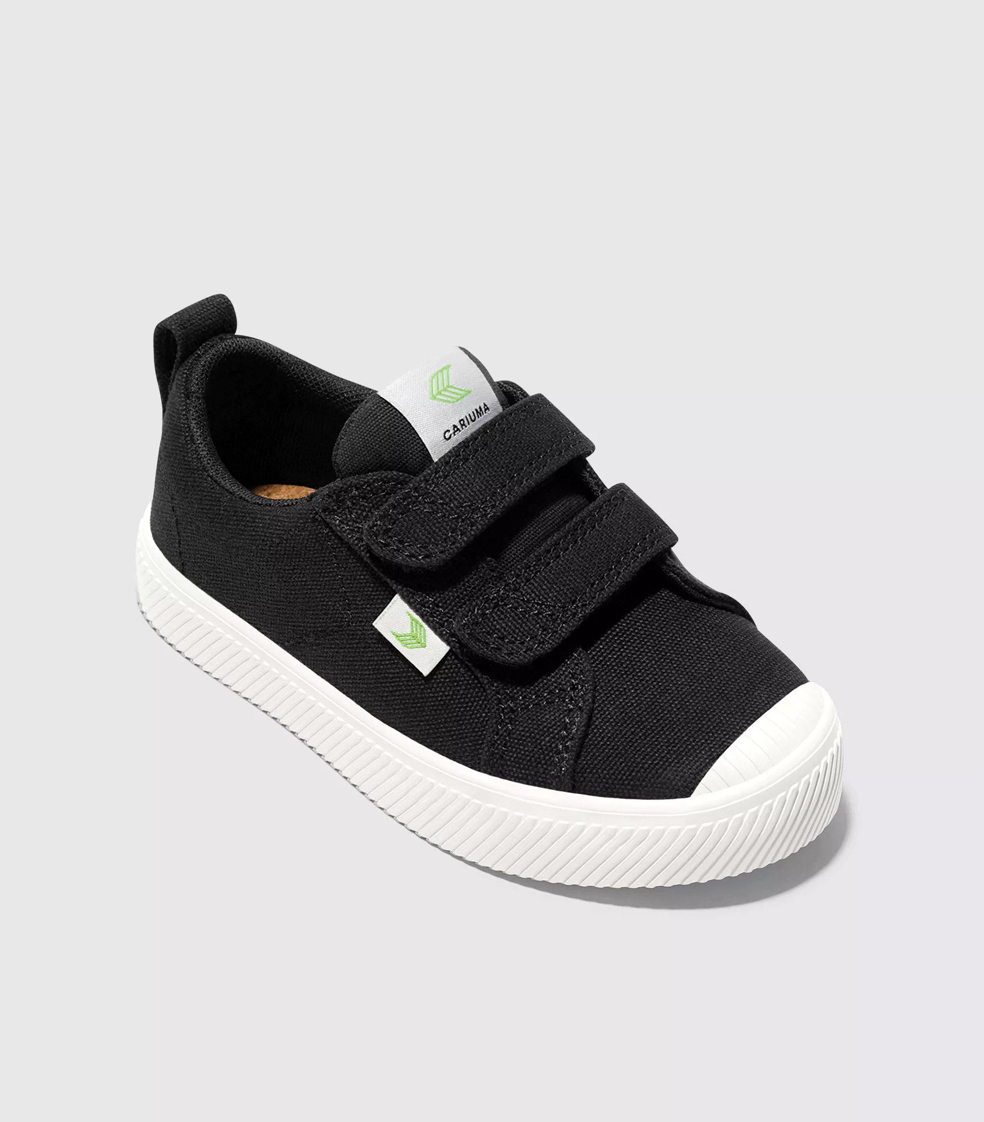 OCA Kids Low Black Canvas Sneaker