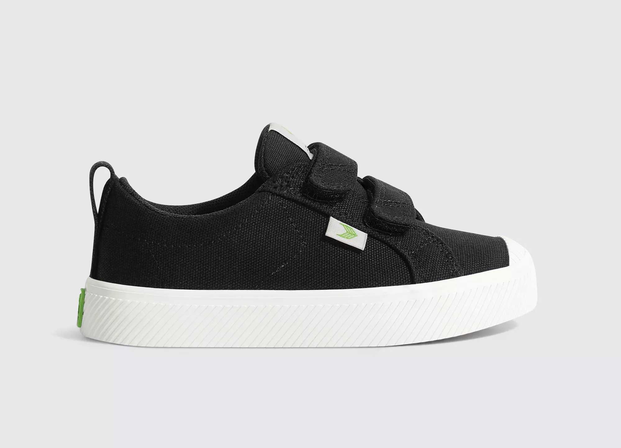 OCA Kids Low Black Canvas Sneaker