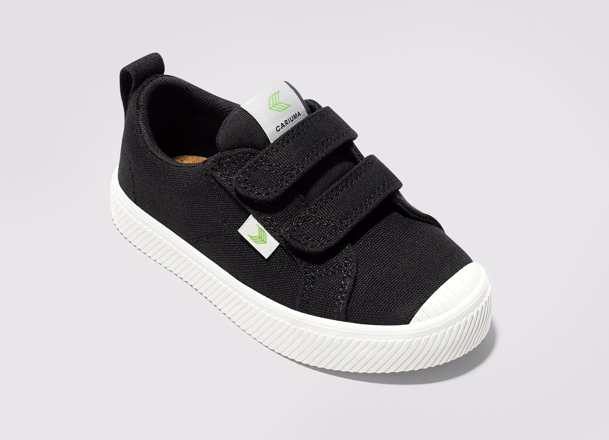 OCA Kids Low Black Canvas Sneaker