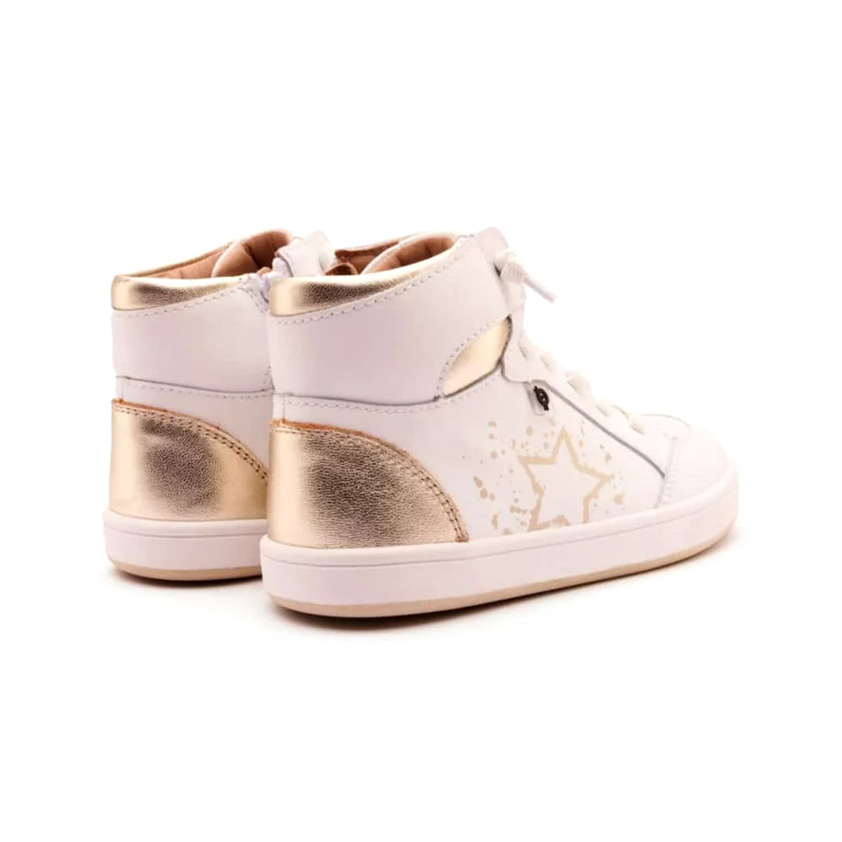 Old Soles Girls High Splash Snow Gold - Shop Now