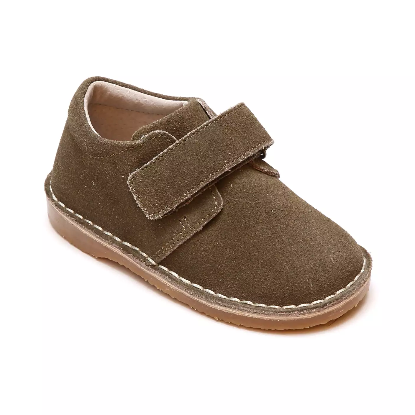 Oliver Velcro Leather Stitch Down Boots for Boys