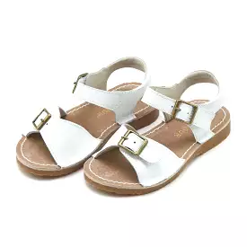 Olivia Open Toe Leather Buckle Sandal