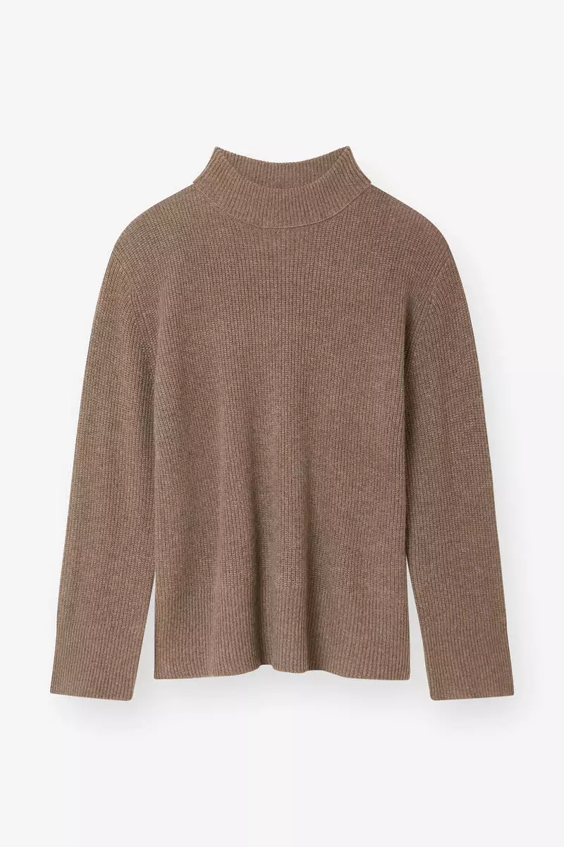 Oversized Turtleneck Sweater - Bracken | Shop Now