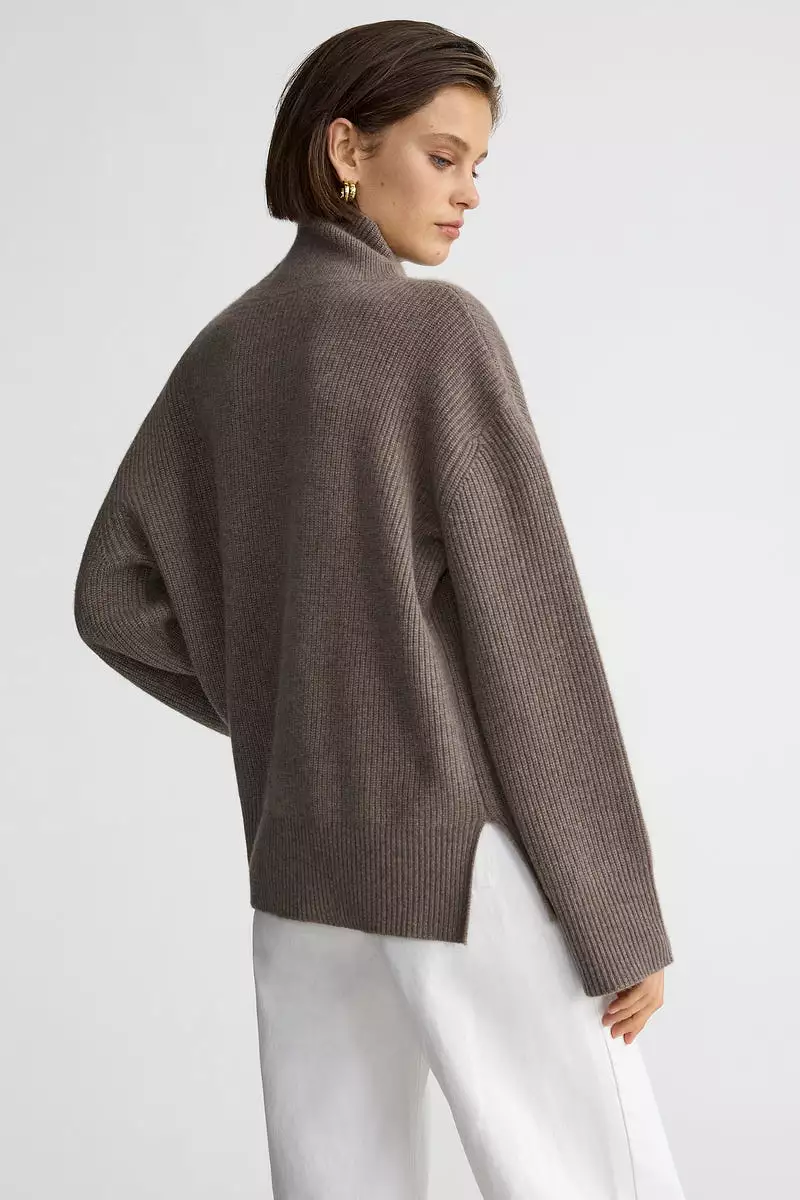 Oversized Turtleneck Sweater - Bracken | Shop Now