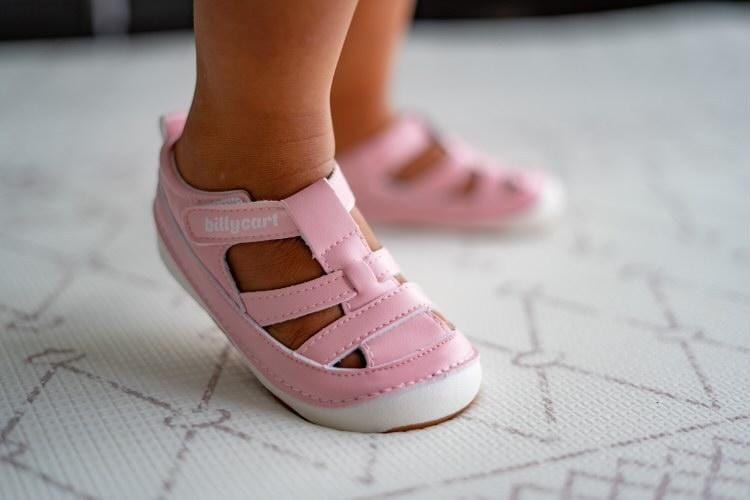 Phoebe baby and toddler sandals - light pink