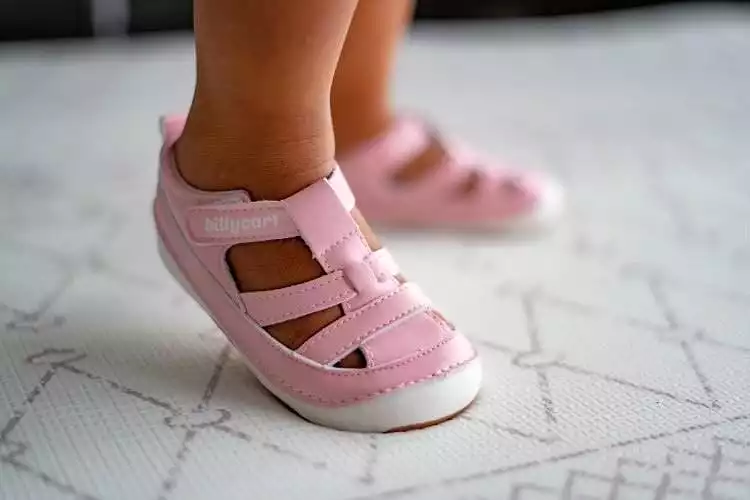 PHOEBE pink baby toddler sandals