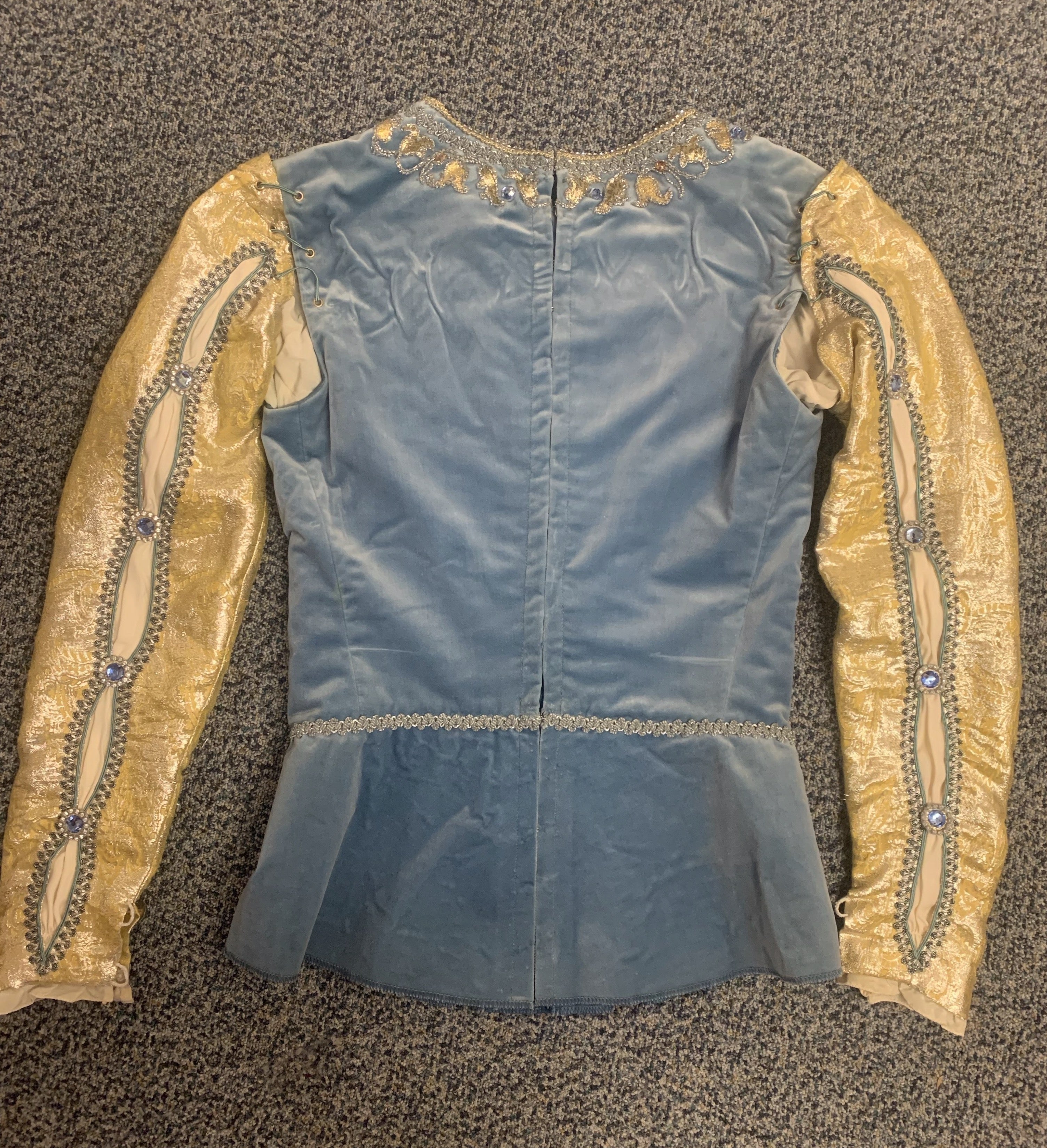 Phoebus Blue tunic for hire - Bolshoi Esmerelda choice!