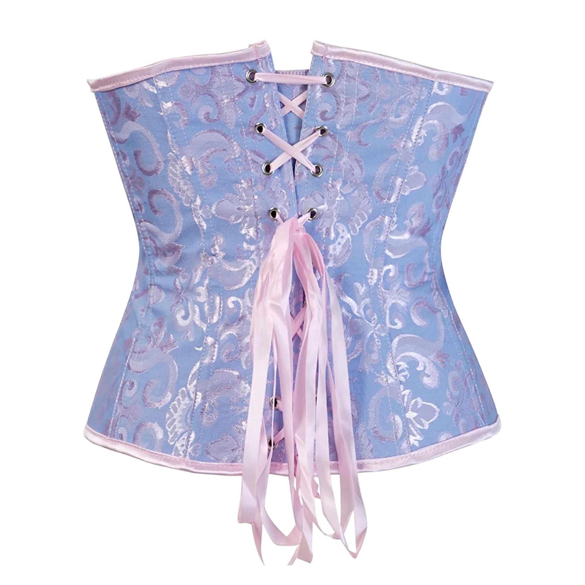 Pink and blue Spring Drag Corset