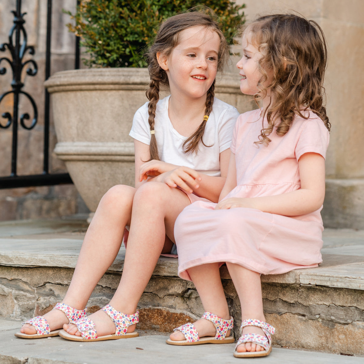 Pink Floral Sandal