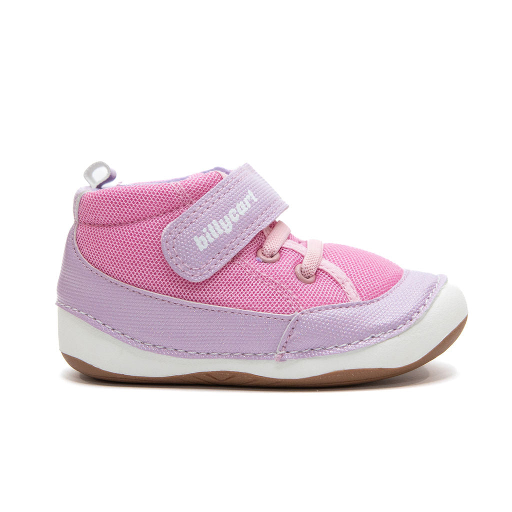 pink purple baby toddler girls high-top sneakers